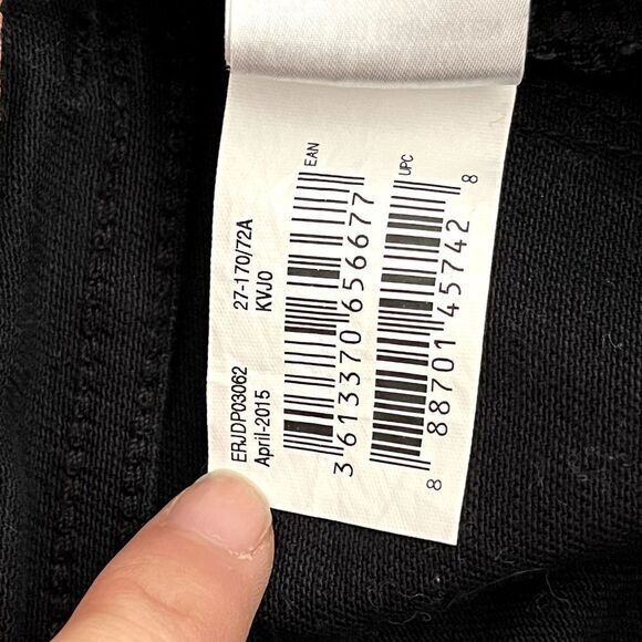 Roxy Womens Black Low-Rise Skinny Jeans‎ Size 27 Stretchy Denim - Picture 12 of 13